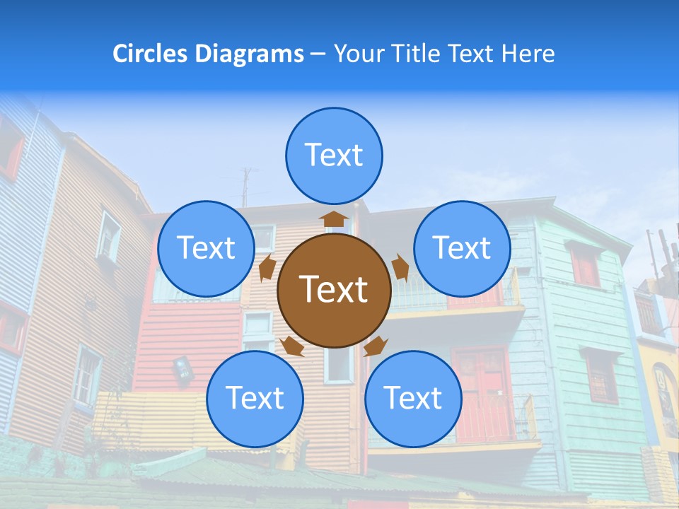 Colours Background Vintage PowerPoint Template