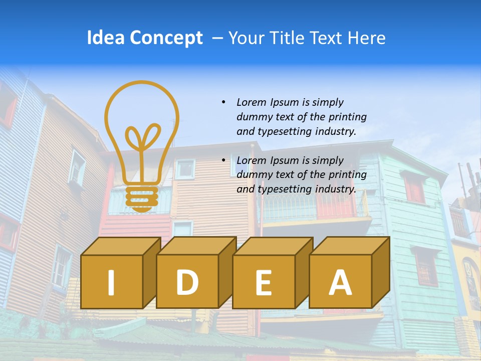 Colours Background Vintage PowerPoint Template