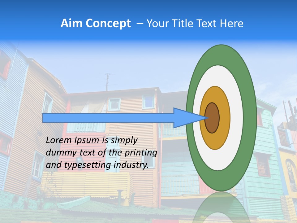 Colours Background Vintage PowerPoint Template