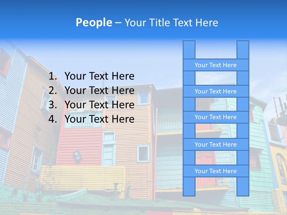 Colours Background Vintage PowerPoint Template
