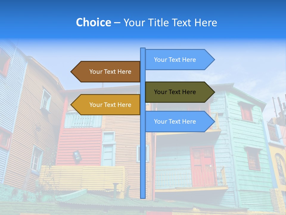 Colours Background Vintage PowerPoint Template