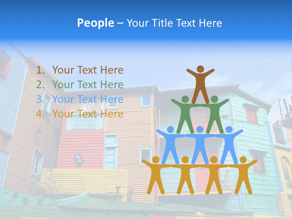 Colours Background Vintage PowerPoint Template