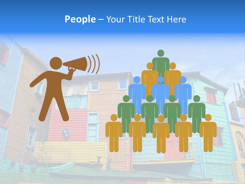 Colours Background Vintage PowerPoint Template