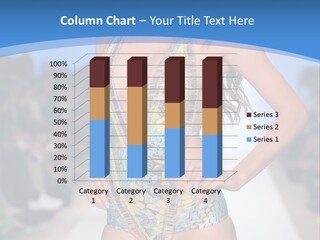 A Woman In A Swimsuit On A Runway PowerPoint Template