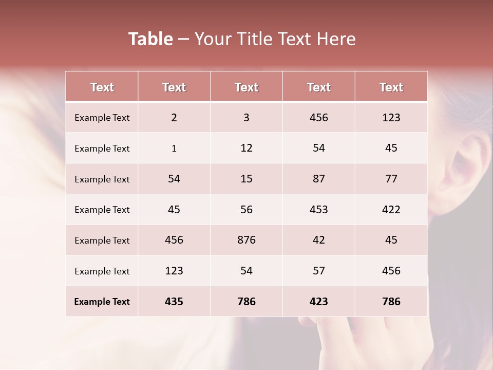 Person Wellness Teen PowerPoint Template
