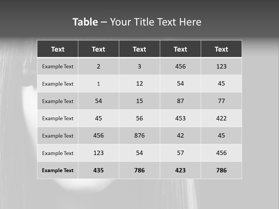 Care Smooth Haircare PowerPoint Template