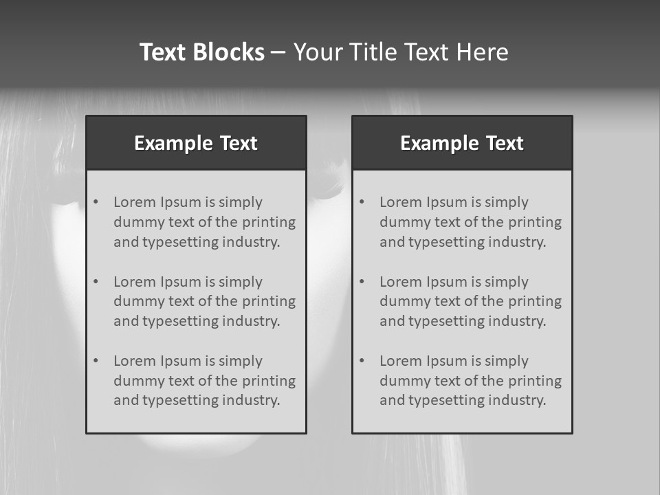 Care Smooth Haircare PowerPoint Template