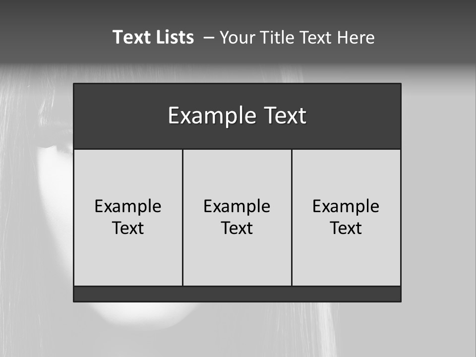 Care Smooth Haircare PowerPoint Template
