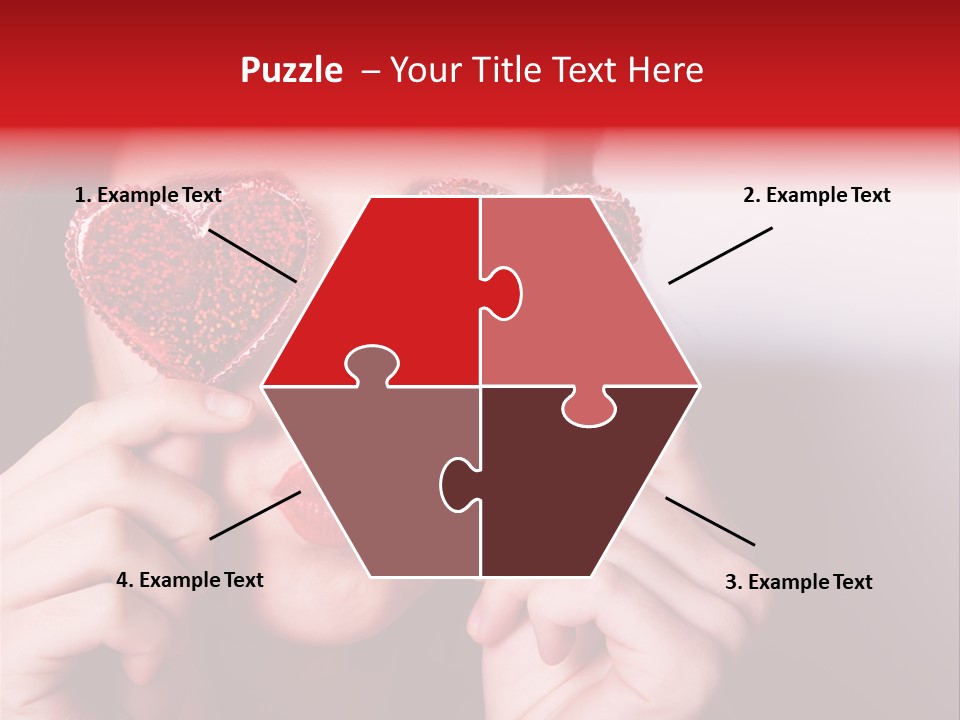 Woman Young Isolated PowerPoint Template