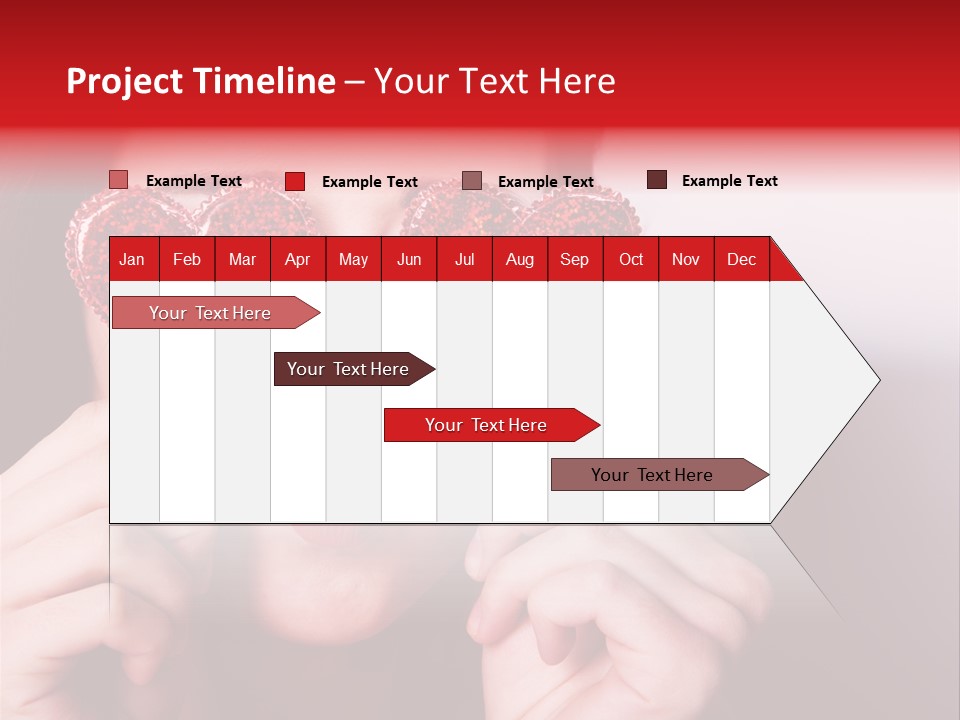 Woman Young Isolated PowerPoint Template