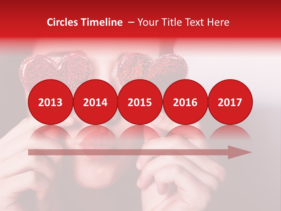 Woman Young Isolated PowerPoint Template