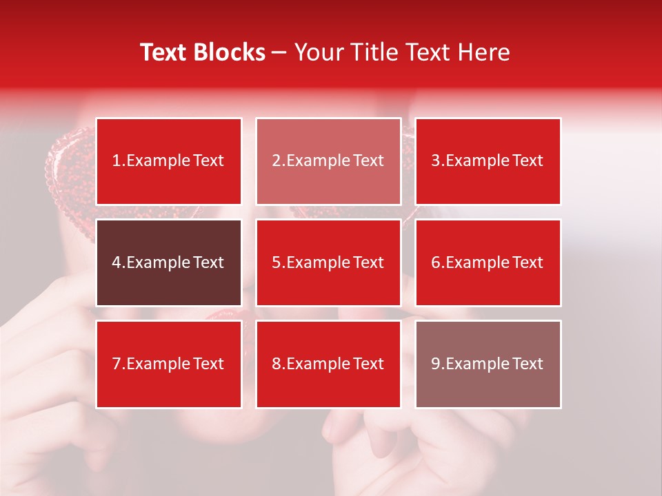 Woman Young Isolated PowerPoint Template