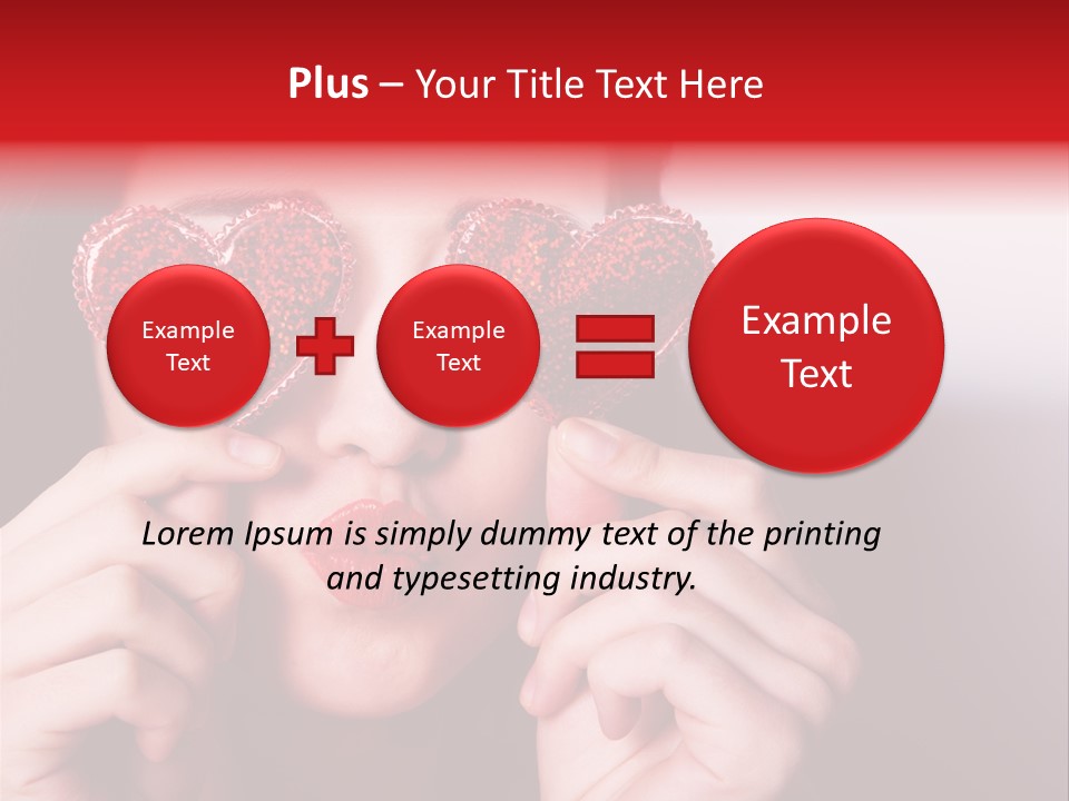 Woman Young Isolated PowerPoint Template