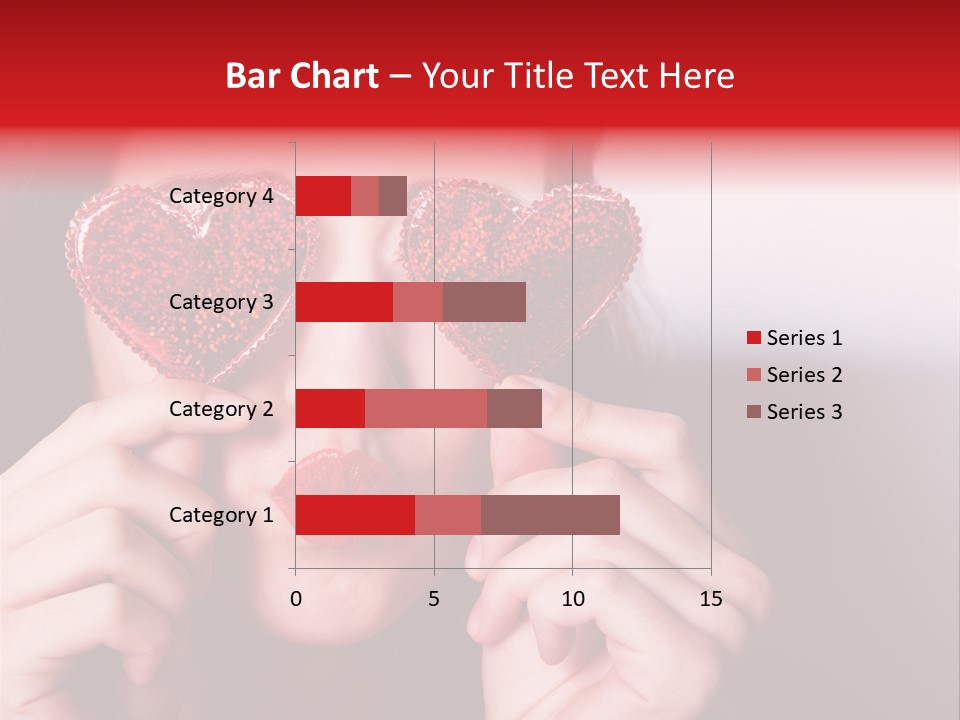 Woman Young Isolated PowerPoint Template