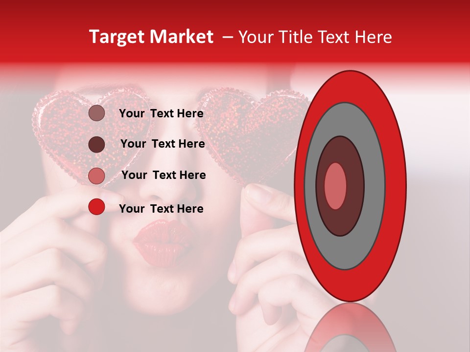 Woman Young Isolated PowerPoint Template