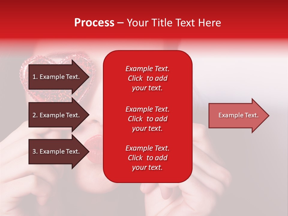 Woman Young Isolated PowerPoint Template