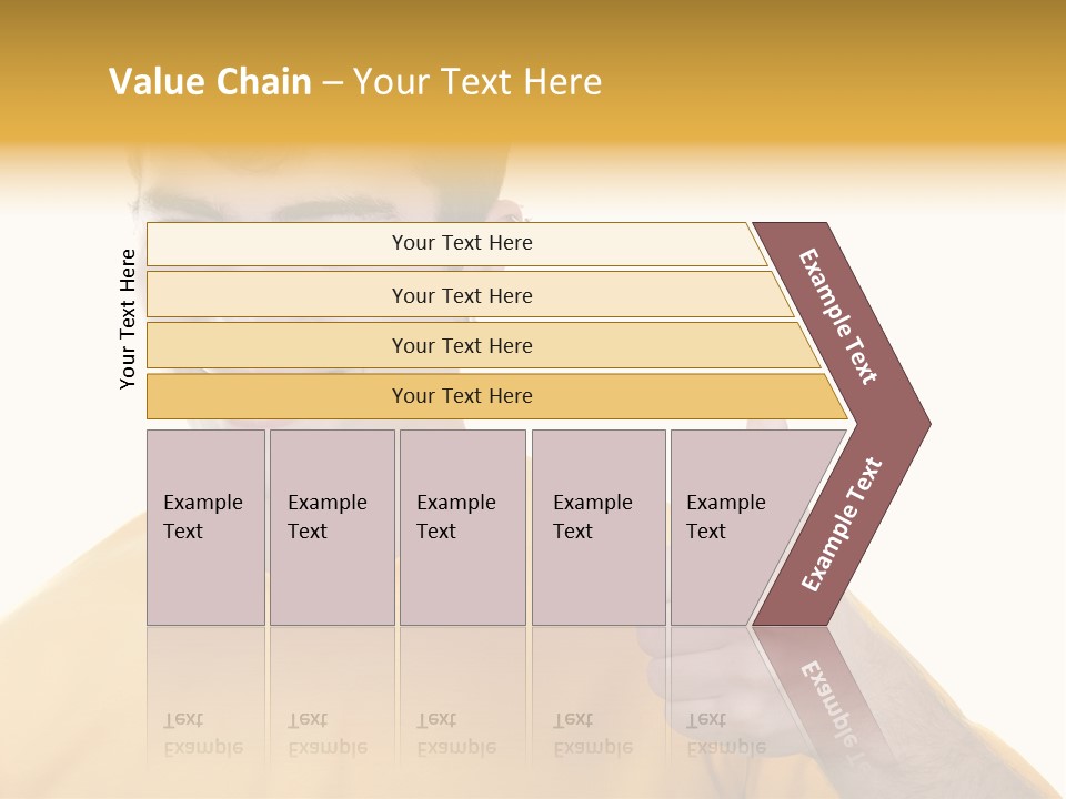 Male Winner Young PowerPoint Template
