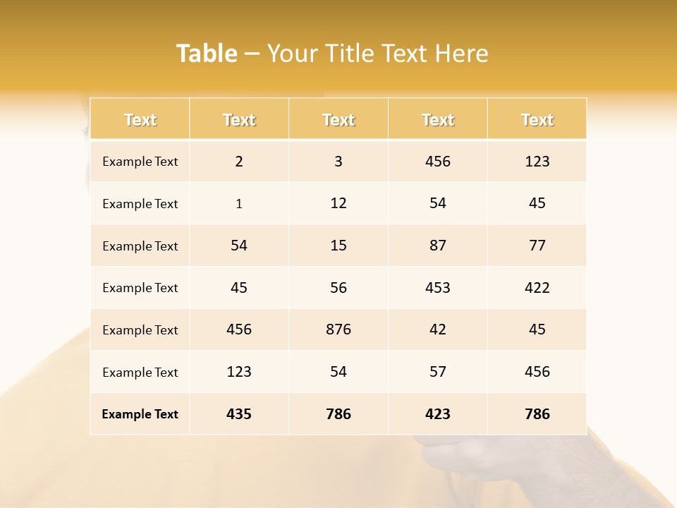 Male Winner Young PowerPoint Template
