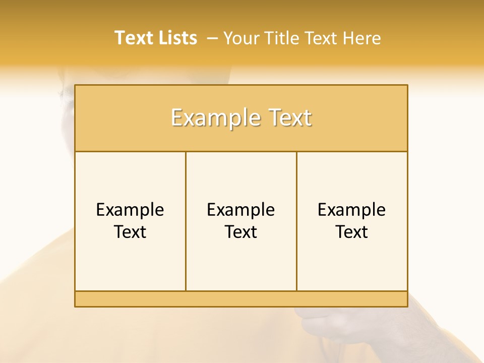 Male Winner Young PowerPoint Template