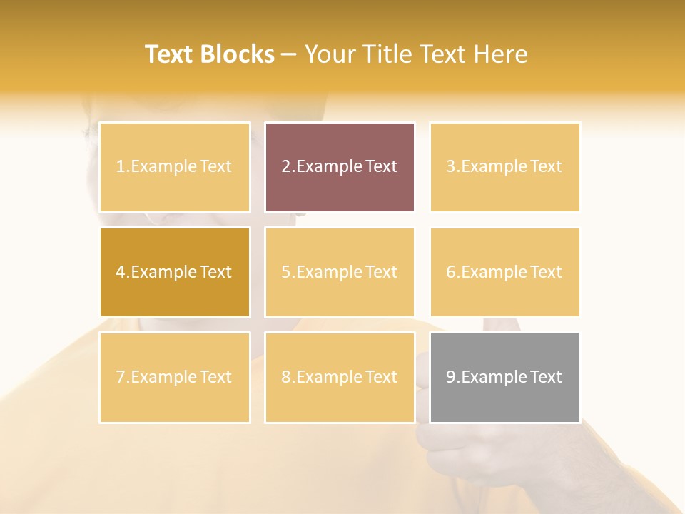 Male Winner Young PowerPoint Template