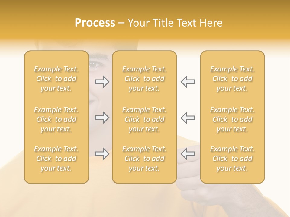 Male Winner Young PowerPoint Template