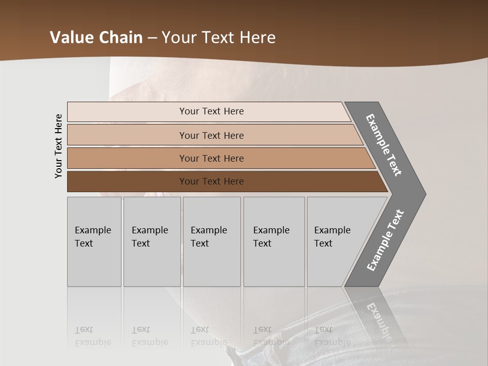 A Man Is Holding His Belly In His Jeans PowerPoint Template