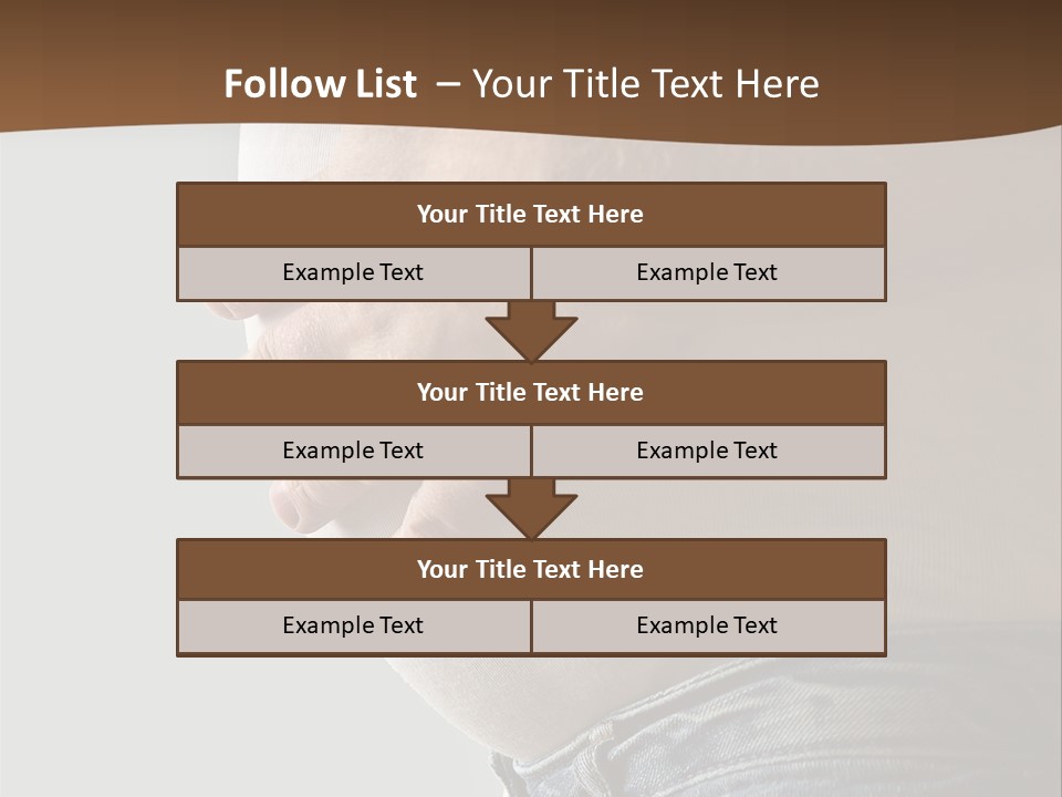 A Man Is Holding His Belly In His Jeans PowerPoint Template