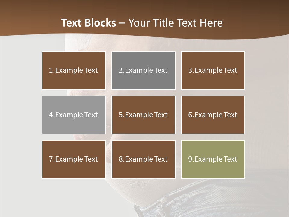 A Man Is Holding His Belly In His Jeans PowerPoint Template