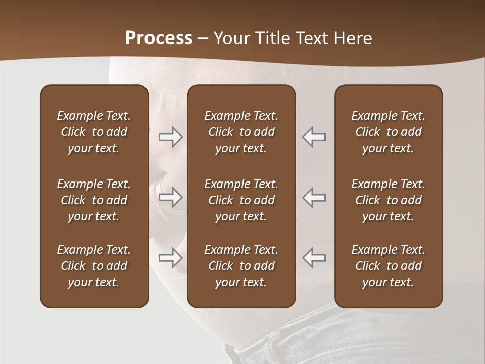 A Man Is Holding His Belly In His Jeans PowerPoint Template