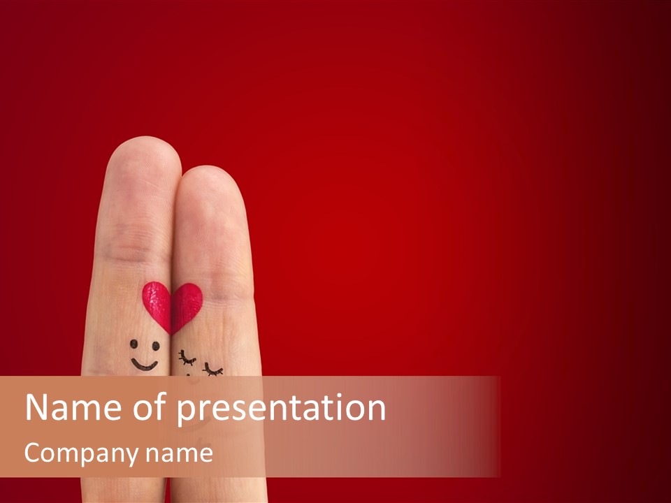Fun Design Finger PowerPoint Template
