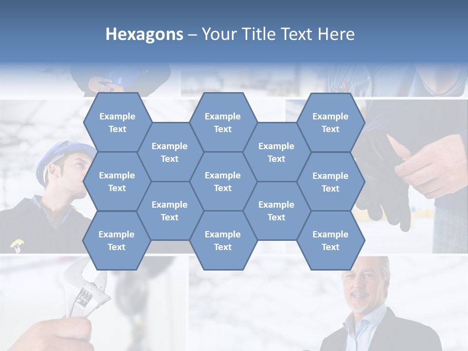 Oil Manager Collage PowerPoint Template