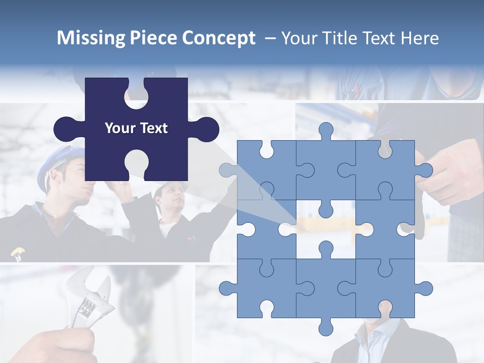 Oil Manager Collage PowerPoint Template