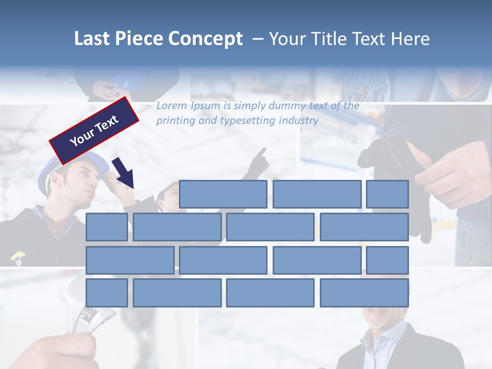 Oil Manager Collage PowerPoint Template