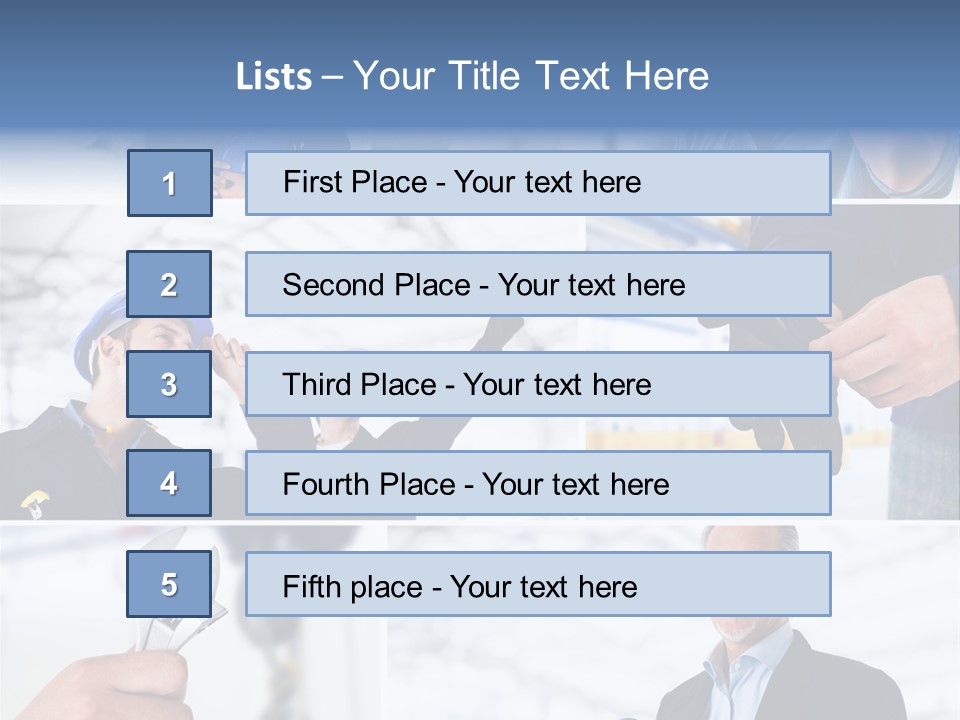 Oil Manager Collage PowerPoint Template