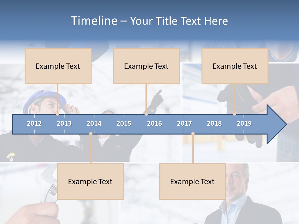 Oil Manager Collage PowerPoint Template