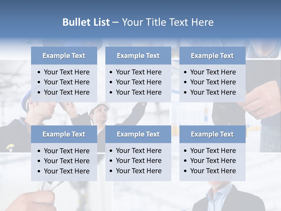 Oil Manager Collage PowerPoint Template