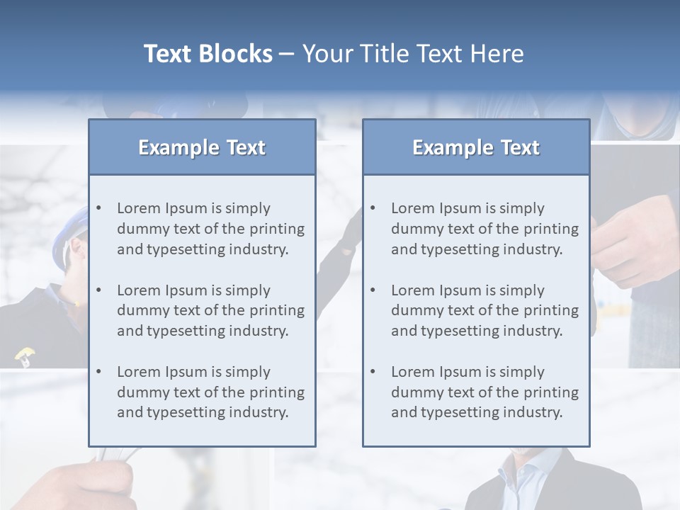 Oil Manager Collage PowerPoint Template