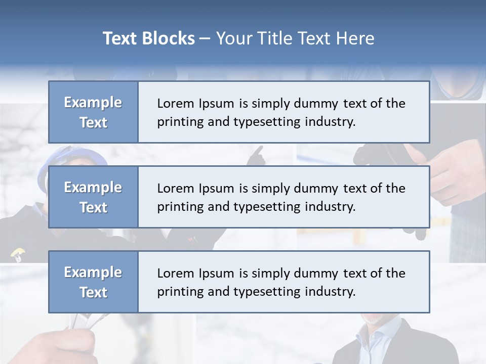 Oil Manager Collage PowerPoint Template