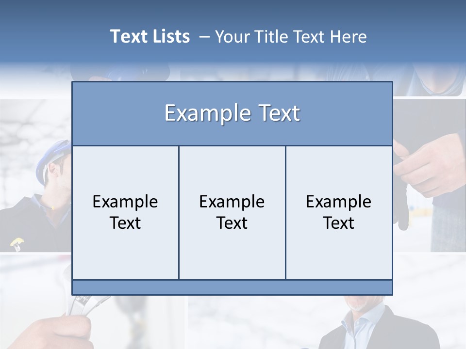 Oil Manager Collage PowerPoint Template