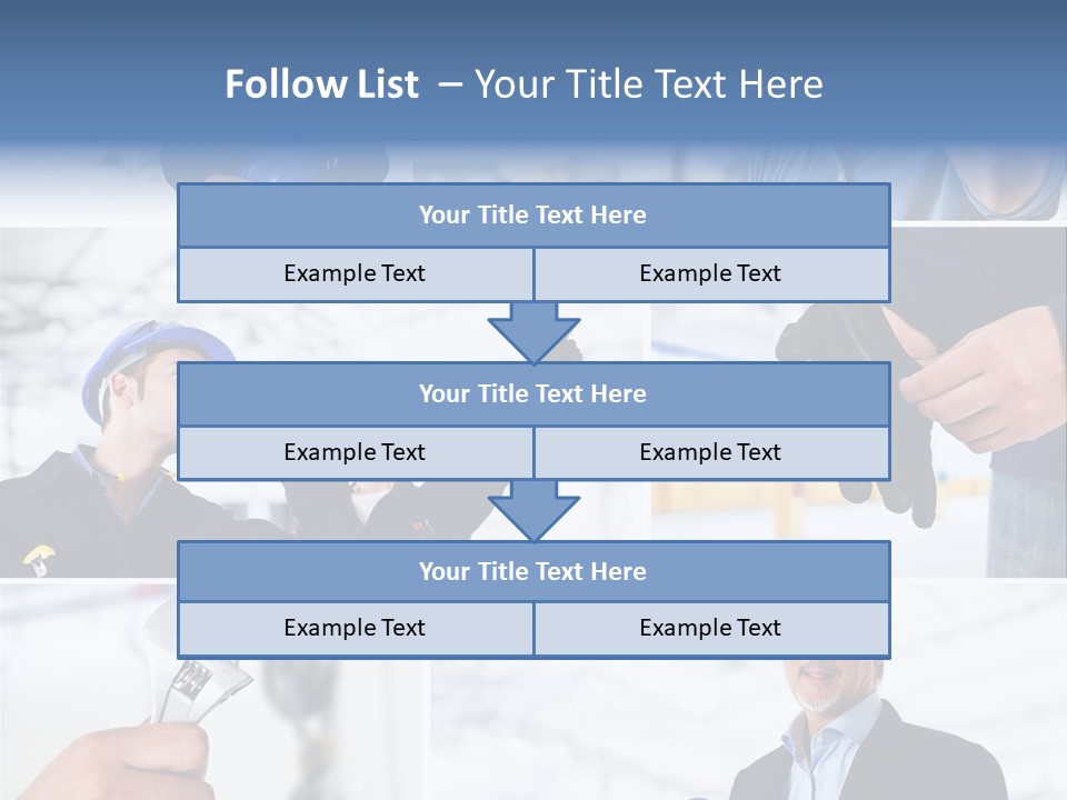 Oil Manager Collage PowerPoint Template