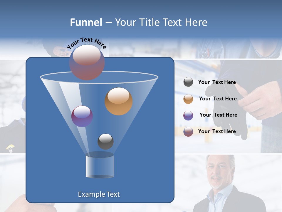 Oil Manager Collage PowerPoint Template