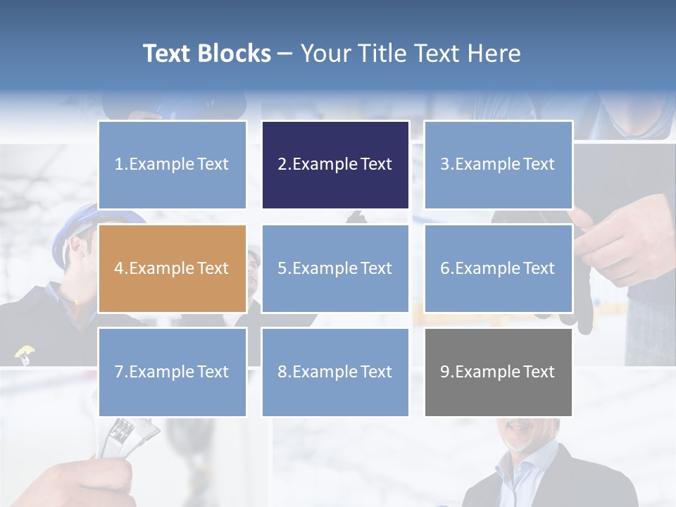Oil Manager Collage PowerPoint Template