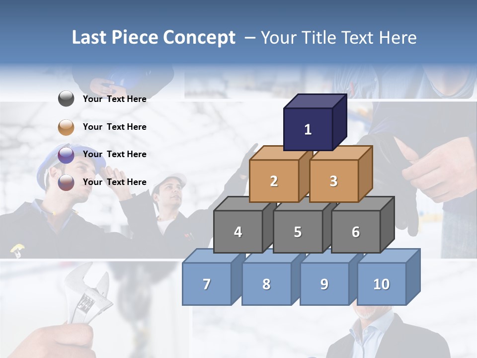 Oil Manager Collage PowerPoint Template