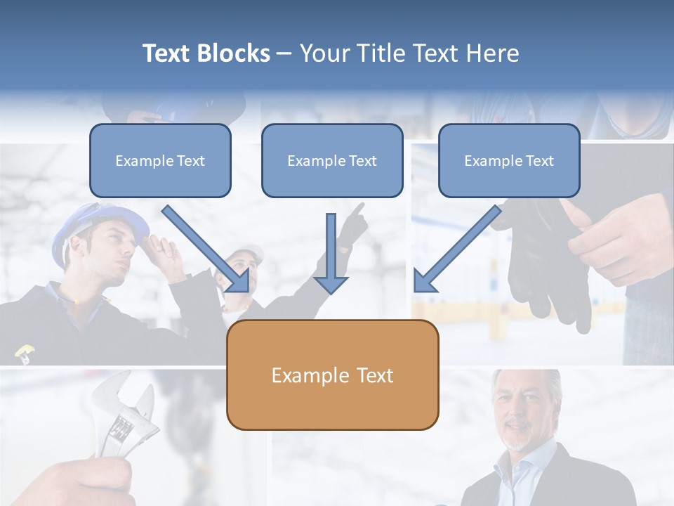 Oil Manager Collage PowerPoint Template