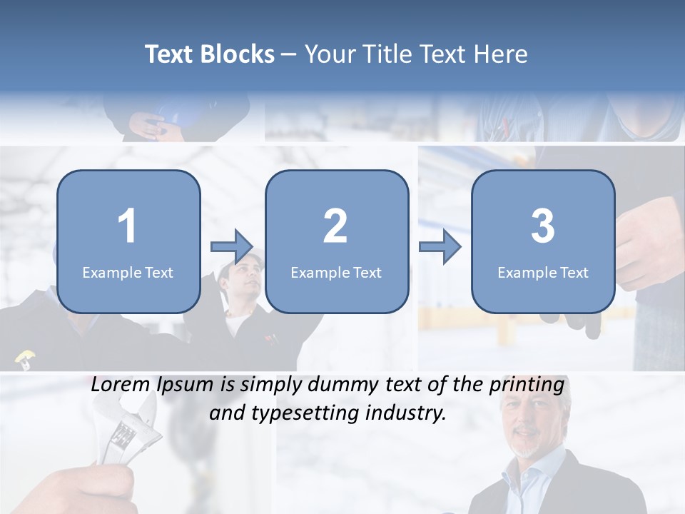 Oil Manager Collage PowerPoint Template