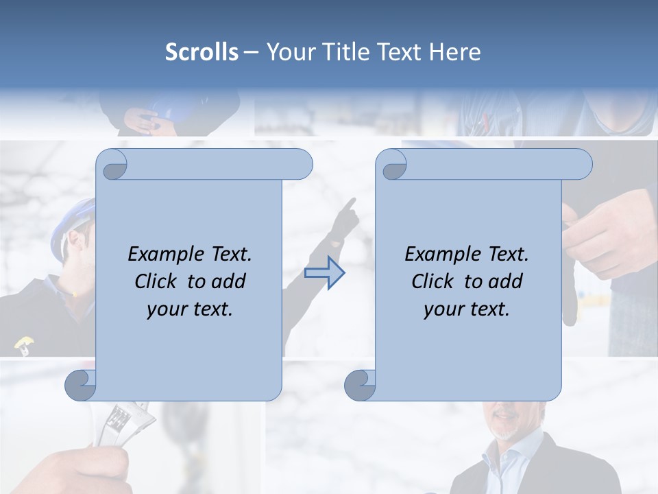 Oil Manager Collage PowerPoint Template