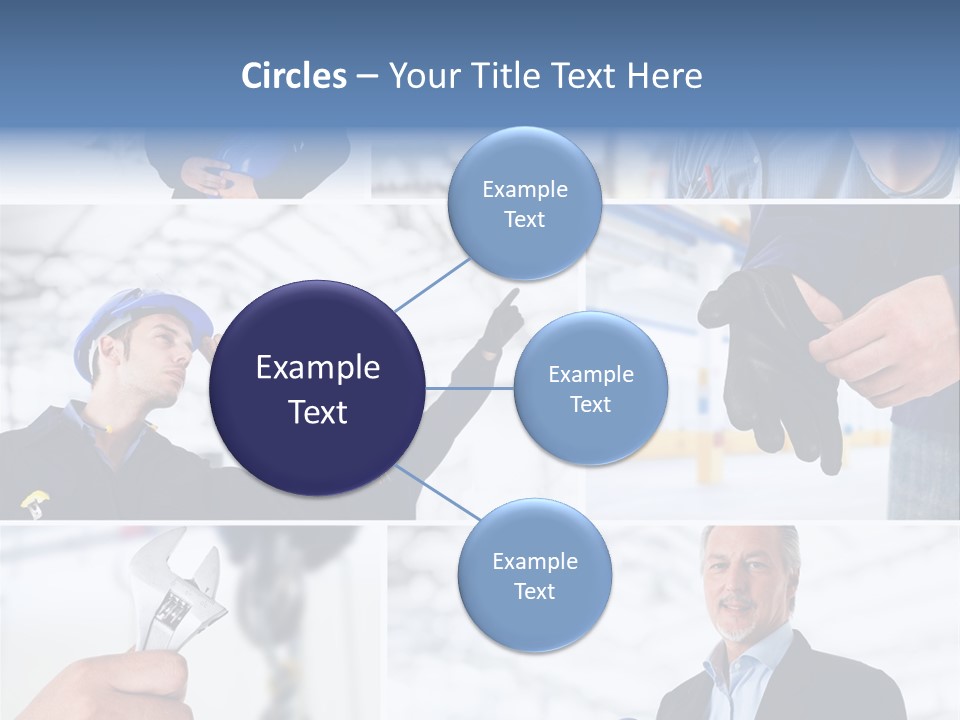 Oil Manager Collage PowerPoint Template