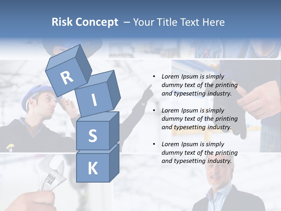 Oil Manager Collage PowerPoint Template