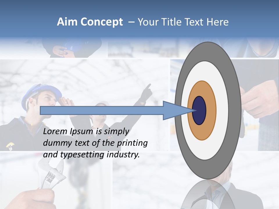Oil Manager Collage PowerPoint Template