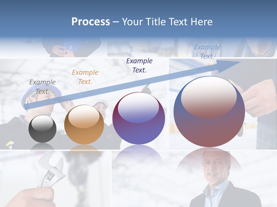 Oil Manager Collage PowerPoint Template